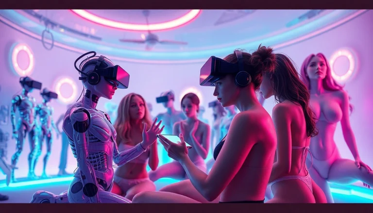 Exploring AI-generated adult content with innovative characters in a vibrant digital landscape - porn ai.