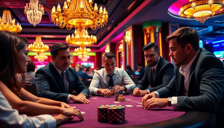 Des joueurs de casino en ligne profitant d'une expérience immersive et excitante.