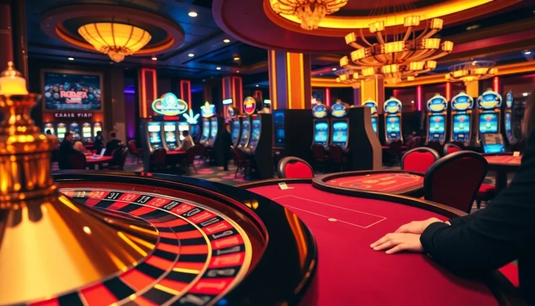 Experience the thrill of qh88 with vibrant casino gaming elements and luxurious atmosphere.